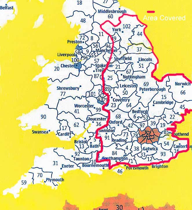 Areas of 
                  Installation